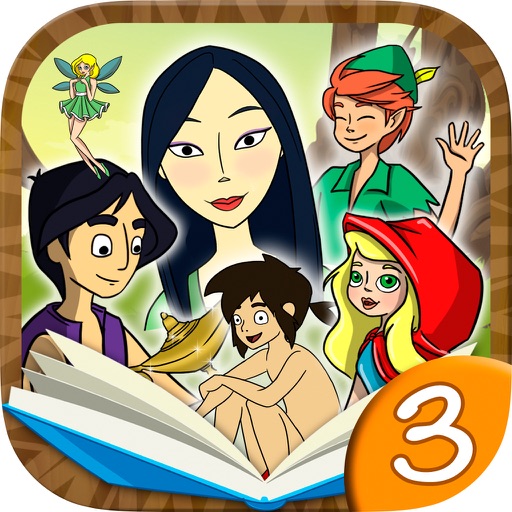 Classic fairy tales 3 - interactive book for kids