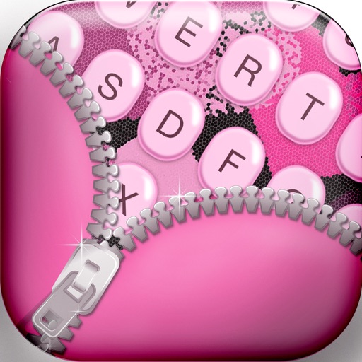 Girly Keyboards with Pink Background Theme & Emoji iOS App