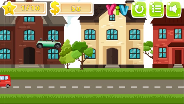 Speedy Crazy Jumping Car Kids Game(圖1)-速報App