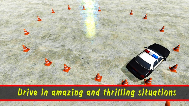 Police Stunts Crazy Driving School Real Race Game(圖1)-速報App