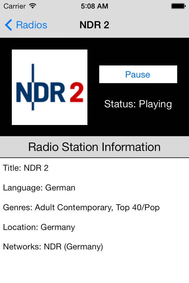 Germany Radio Live (Deutschland - Deutsch / German Radio) screenshot 3
