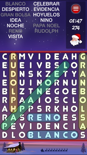 WordSearch Christmas (Spanish)(圖4)-速報App