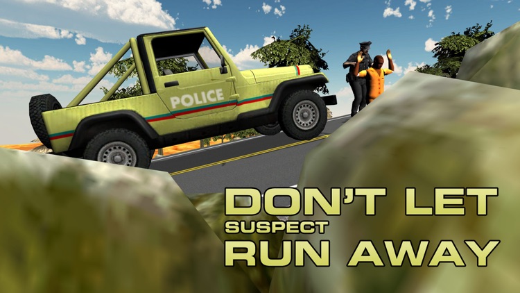 Offroad 4x4 Police Jeep – Chase & arrest robbers in this cop vehicle driving game screenshot-3