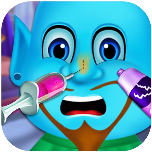 Arabic Genie Nose Surgery Simulator & Nose Plastic Surgery Game - Fill Like Genie's Doctor