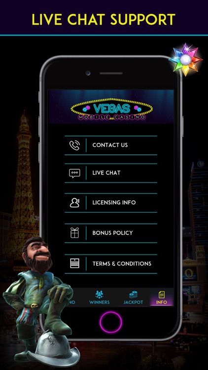 Vegas Mobile Casino - Play Real Money Slot Games, Roulette, Blackjack, Scratch Cards, Live Casino Games - Get £200 Bonus screenshot-3