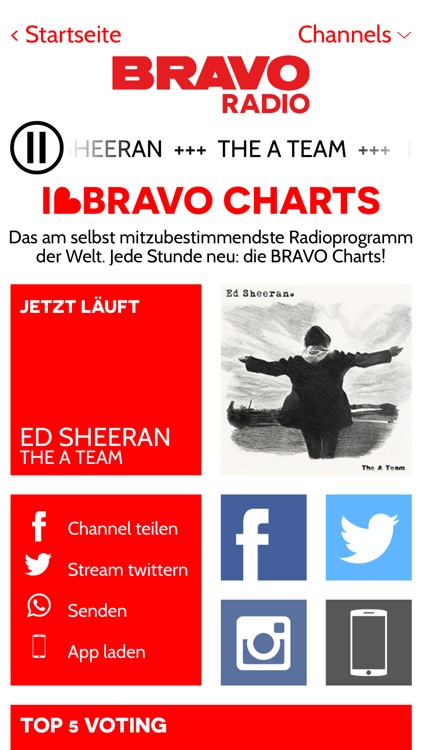 BRAVO Radio - Charts, Tubestars, Love, Party