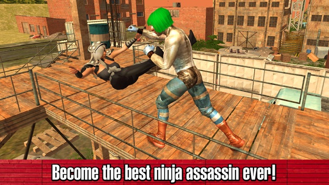 Ninja Assasin Kung Fu Fighting Champ 3D(圖1)-速報App