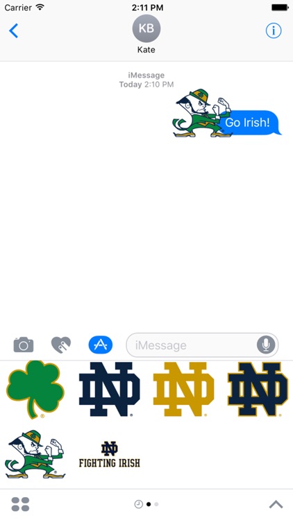 Notre Dame Stickers