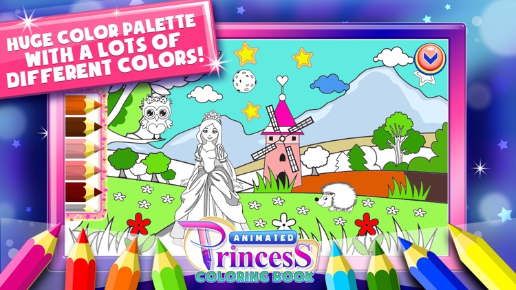 Coloring Book Game: Princess screenshot-4