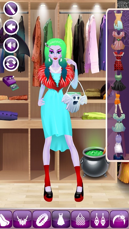 Monster Makeover Girls - Kids Dressup Salon Games screenshot-4