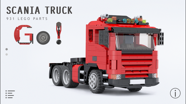 Scania Truck for LEGO - Building Instruc