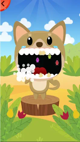 Game screenshot ANIMAL BRUSHING TEETH - Free Edu app for kids apk