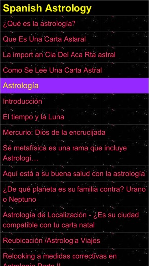 Spanish Astrology