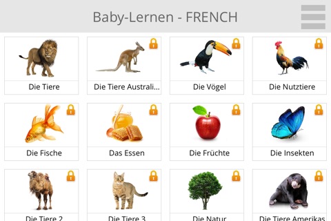 Baby Learn - FRENCH screenshot 2