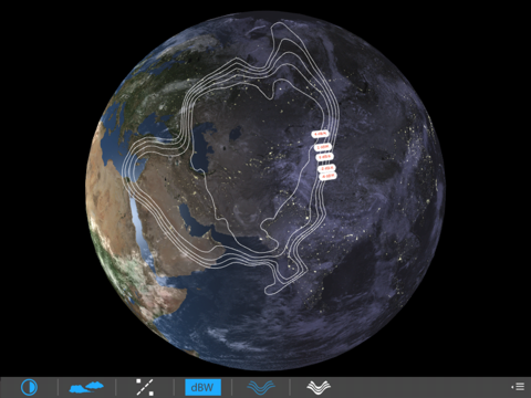 Eutelsat Satellite Coverage Zones screenshot 4