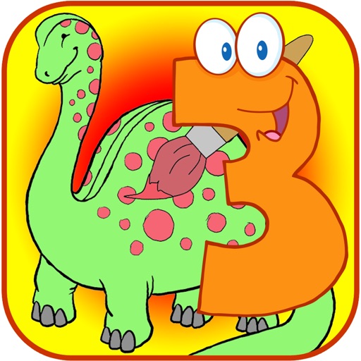 Dinosaur Coloring Book3 All Pages Free For Kids HD