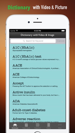 Diabetes Glossary and Cheatsheet:Study Guide(圖4)-速報App