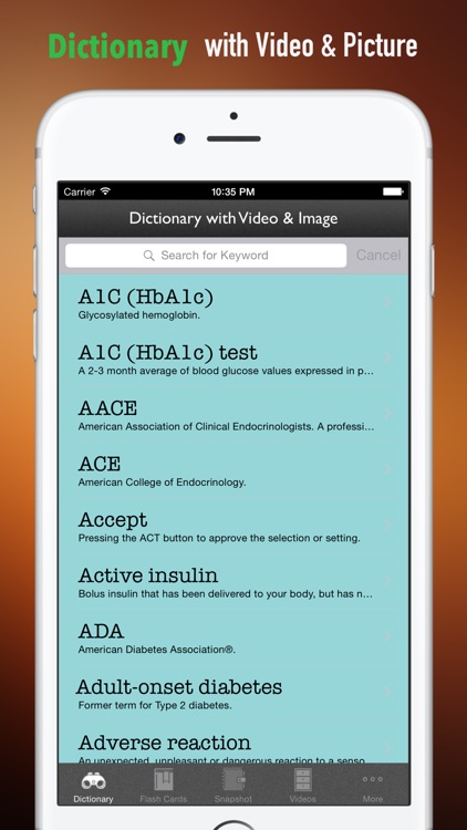 Diabetes Glossary and Cheatsheet:Study Guide screenshot-3