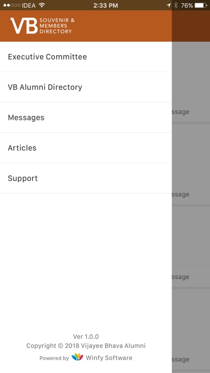 Vijayee Bhava Alumni Directory