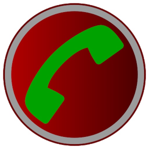 Automatic call phone or phone recording. icon