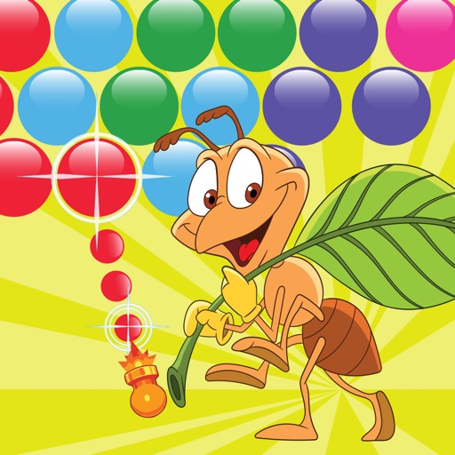Amazing Ant POP! Bubble Shooter for Man and Kids icon