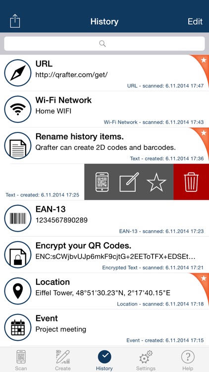 Qrafter - QR Code Reader and Generator screenshot-3