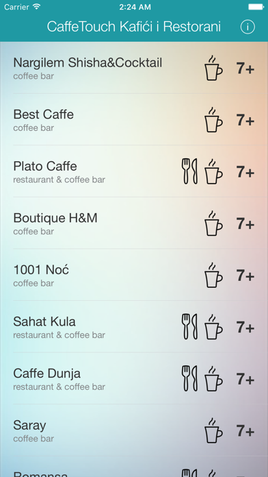 How to cancel & delete Kafići i Restorani - CaffeTouch from iphone & ipad 1