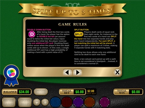 RDI BlackJack screenshot 4