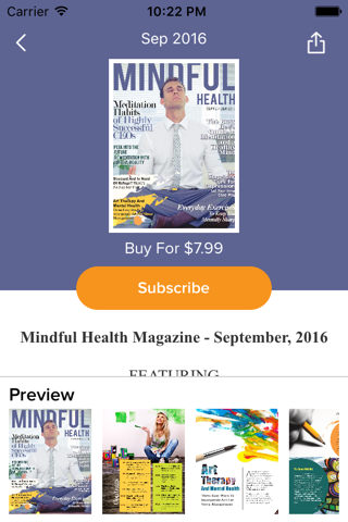 Mindful Health Magazine screenshot 3