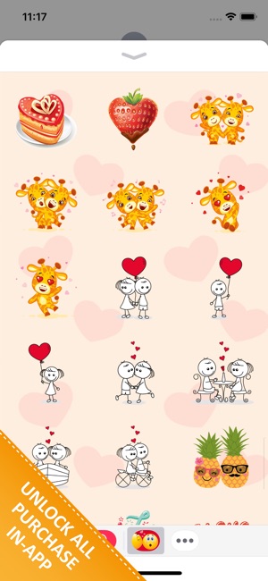 Adorable Couple Love Stickers(圖5)-速報App