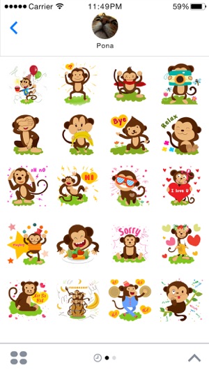 Monkey Emoji - Monkey Stickers for iMess