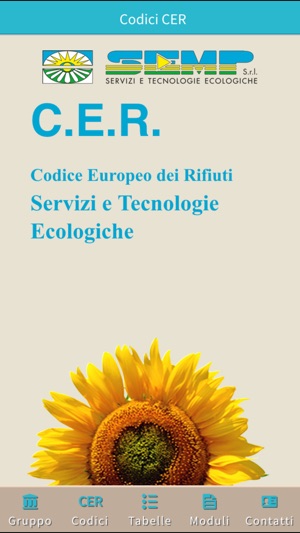 SEMP, Codici CER(圖1)-速報App