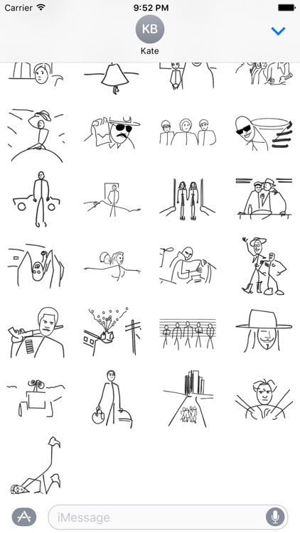 Stick Figure Movie - Stickers