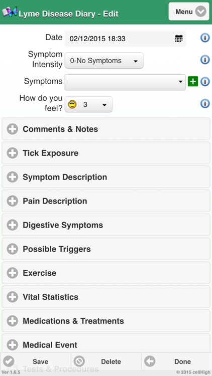 Lyme Disease Diary