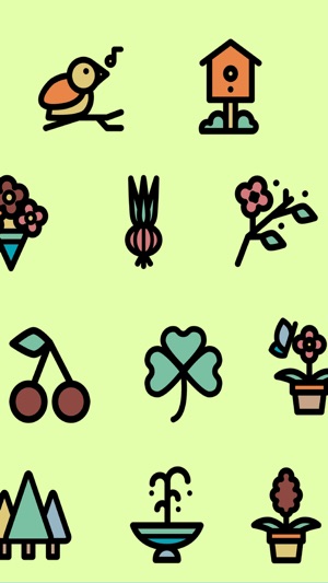Spring Stickers - Chirping birds and grass(圖2)-速報App