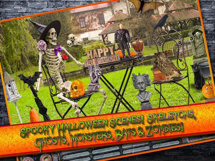 Hidden Objects Halloween Haunted Horror Mystery