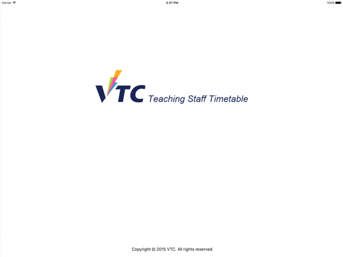 VTC Teaching Staff Timetable