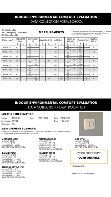 Indoor Comfort Evaluation ICE screenshot-3