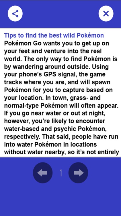 Tips for Pokemon Go - Free Tips and Guide