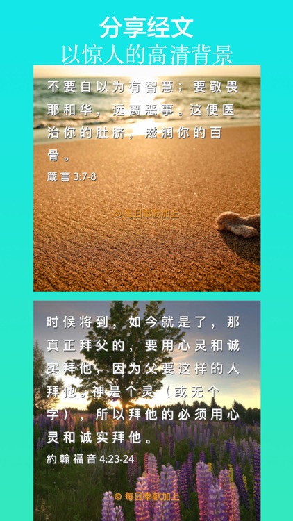 每日圣经+|信仰 崇拜 学习神圣的诗句: Daily Devotion Plus | Chinese Devotional Bible Inspirations screenshot-4