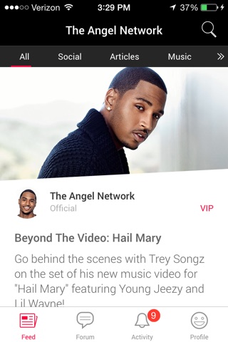 Trey Songz - The Angel Network screenshot 2