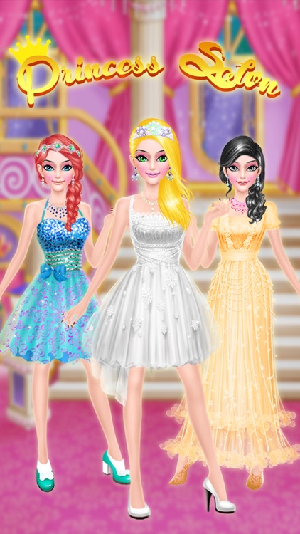 Princess salon Makeup,Dressup& Makeover Girls Game screenshot-4