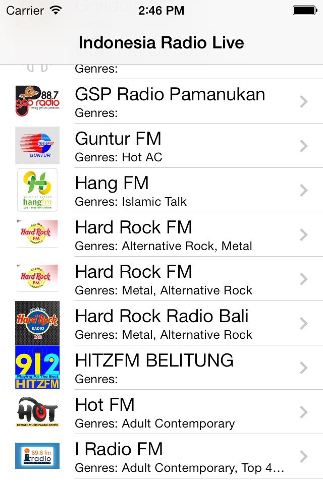 Indonesia Radio Live Player (Bahasa Indonesian / Malay / Jakarta) screenshot 2