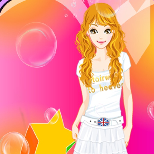 Girl Fashion Dress Up Icon