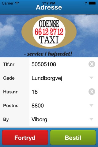 Odense Taxi screenshot 3