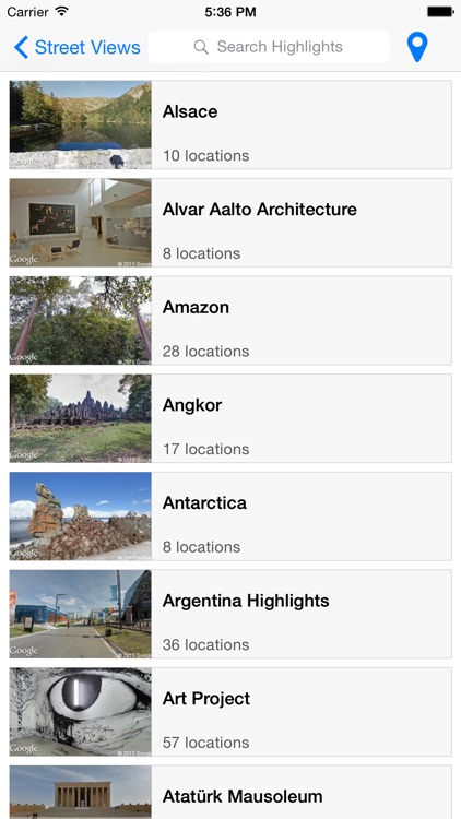 Explorer for Google Street View™ on Google Maps™