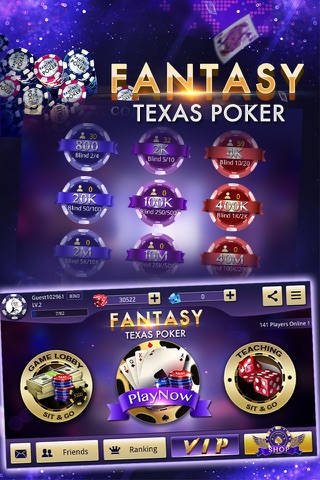 Fantasy Texas Poker screenshot 2
