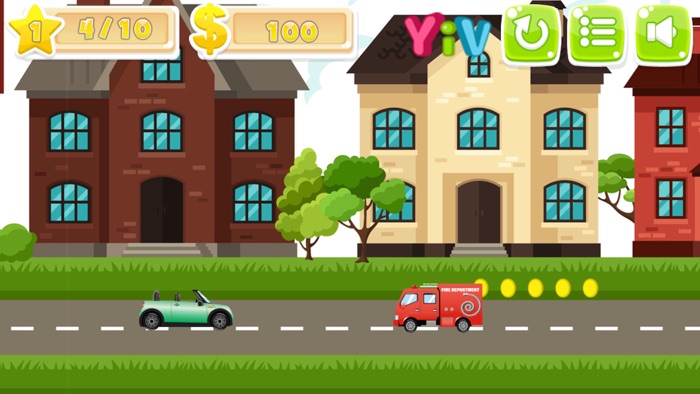 Speedy Crazy Jumping Car Kids Game