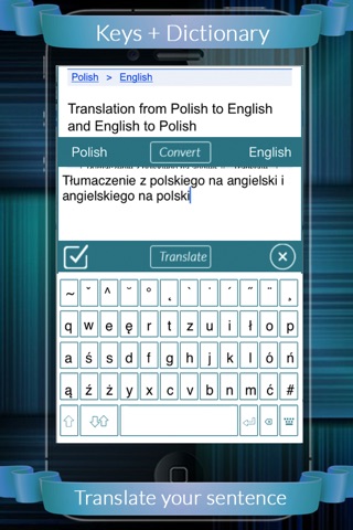 Polish Keys+Dictionary screenshot 3