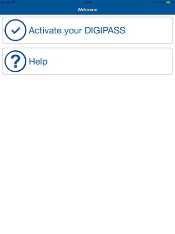 DIGIPASS for Mobile iPad screenshot 3